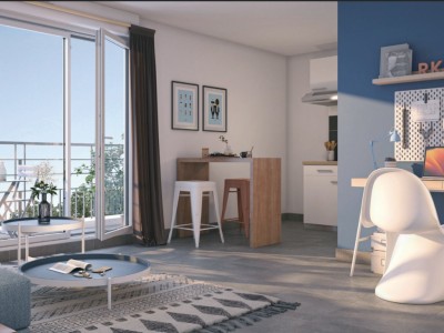 STUDIO NEUF A VENDRE - ST MAUR DES FOSSES - 26.83 m2 - 228900€