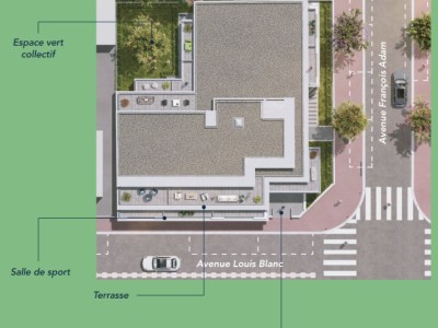 STUDIO NEUF A VENDRE - ST MAUR DES FOSSES - 26.83 m2 - 228900€